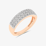 Złoty pierścionek z brylantami od Venetia Jewels, eleganckie wykończenie z lśniącymi diamentami