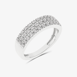 Nowoczesny złoty pierścionek z brylantami Venitia Jewels z eleganckim zdobieniem diamentowym