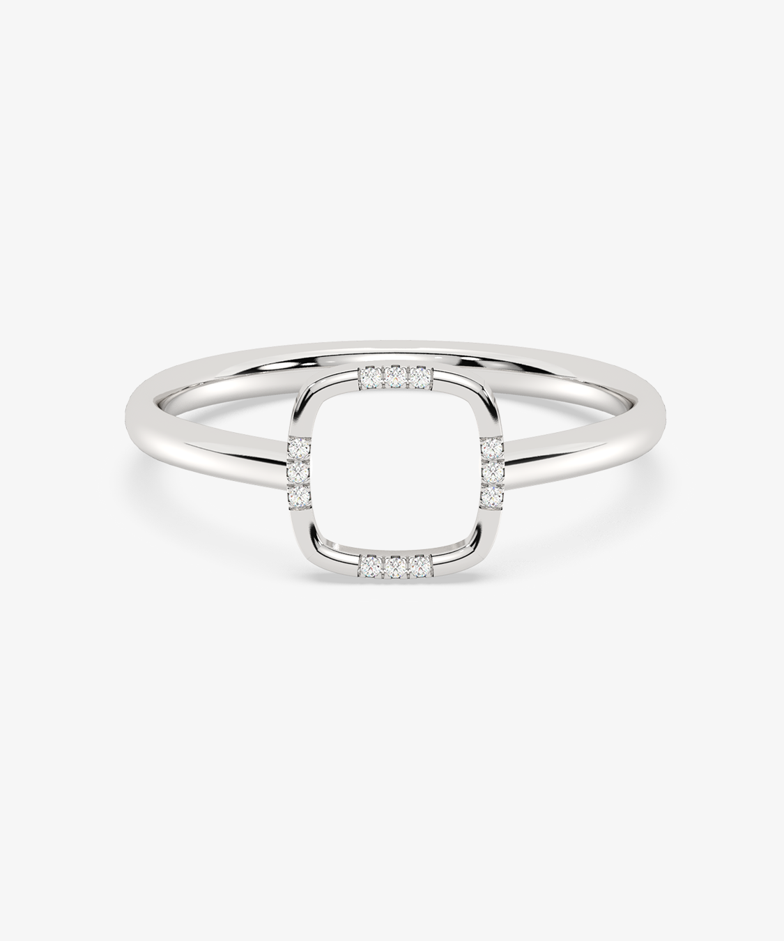 Złoty pierścionek z brylantami od Venetia Jewels z eleganckim akcentem i minimalistycznym designem