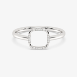 Złoty pierścionek z brylantami od Venetia Jewels z eleganckim akcentem i minimalistycznym designem