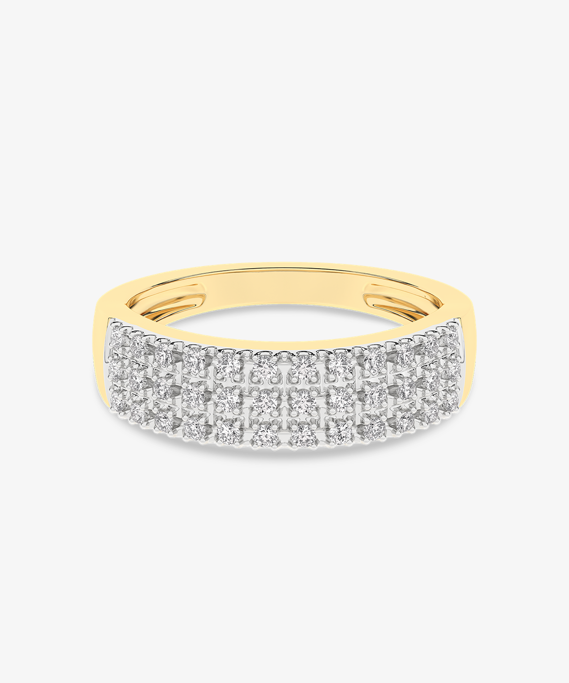 Złoty pierścionek z brylantami od Venetia Jewels, elegancka biżuteria na każdą okazję
