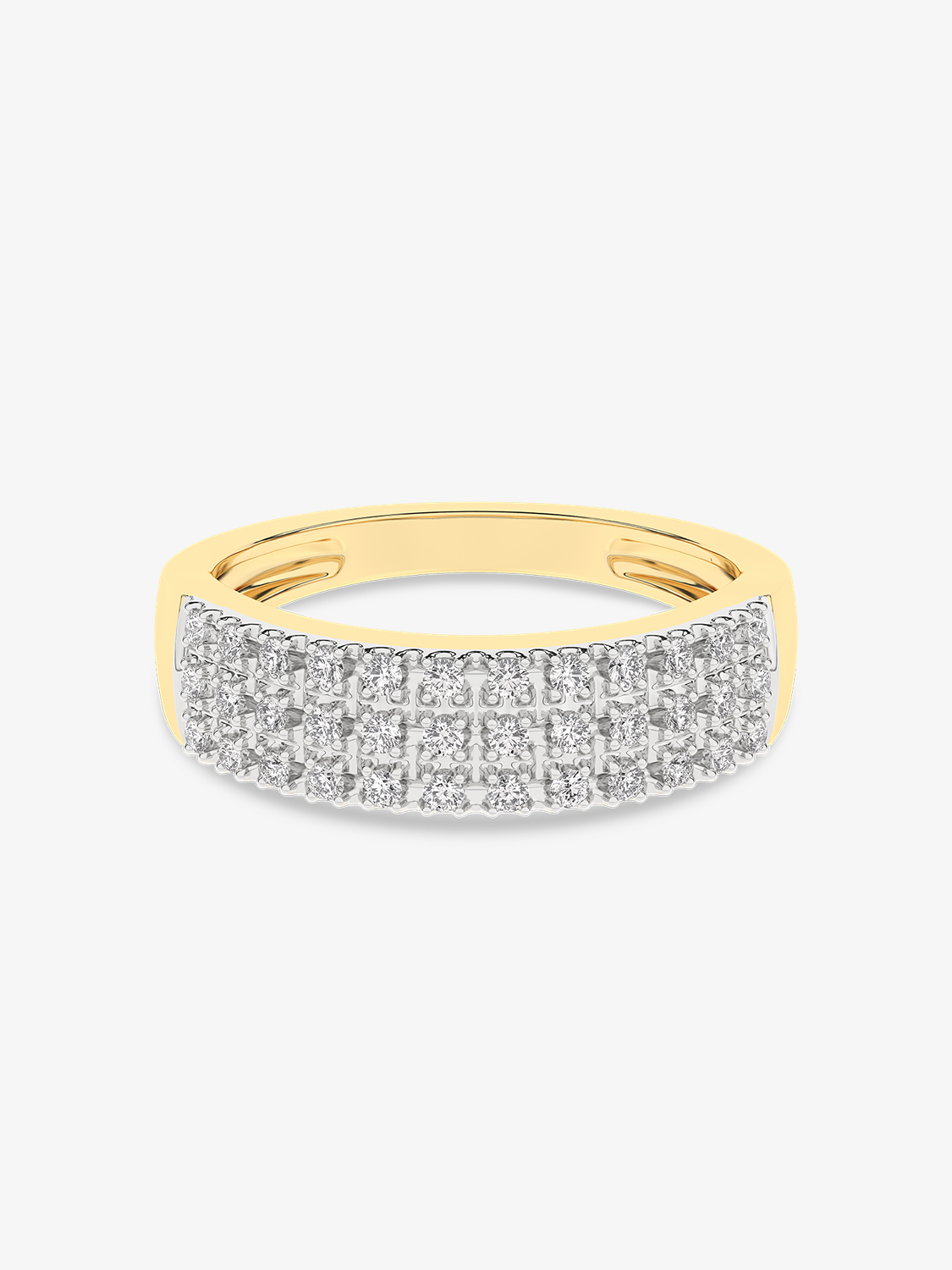 Złoty pierścionek z brylantami od Venetia Jewels, elegancka biżuteria na każdą okazję