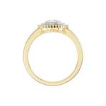 Złoty pierścionek z brylantami z eleganckim wykończeniem od Venetia Jewels