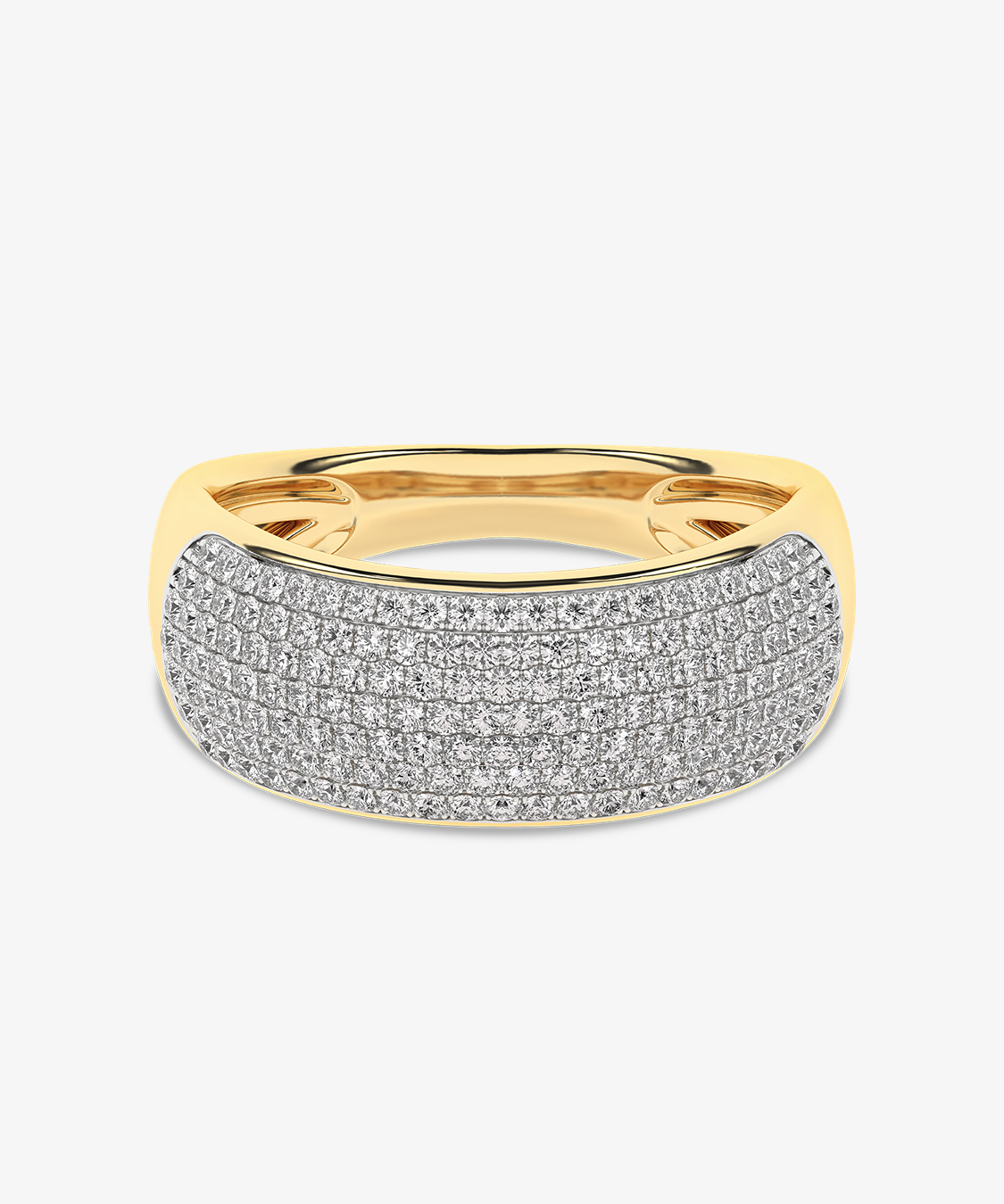 Złoty pierścionek z brylantami od Venetia Jewels, elegancka biżuteria na każdą okazję