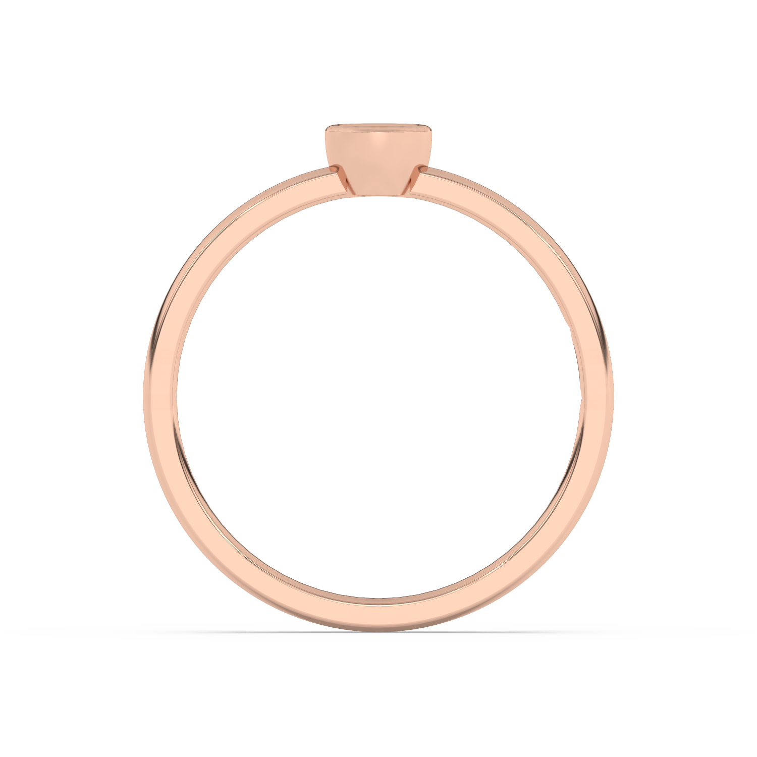 Złoty pierścionek zaręczynowy z brylantem w eleganckim, minimalistycznym stylu od Venetia Jewels
