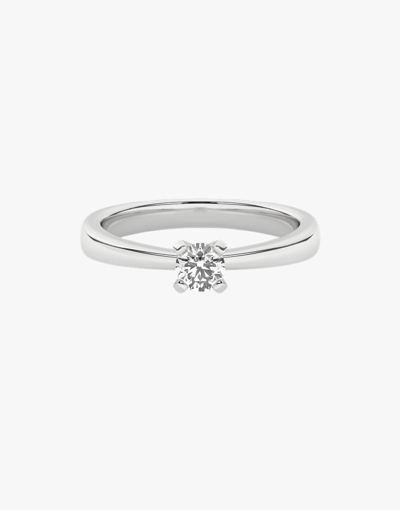 Złoty pierścionek zaręczynowy z brylantem od Venetia Jewels, elegancki i ponadczasowy design