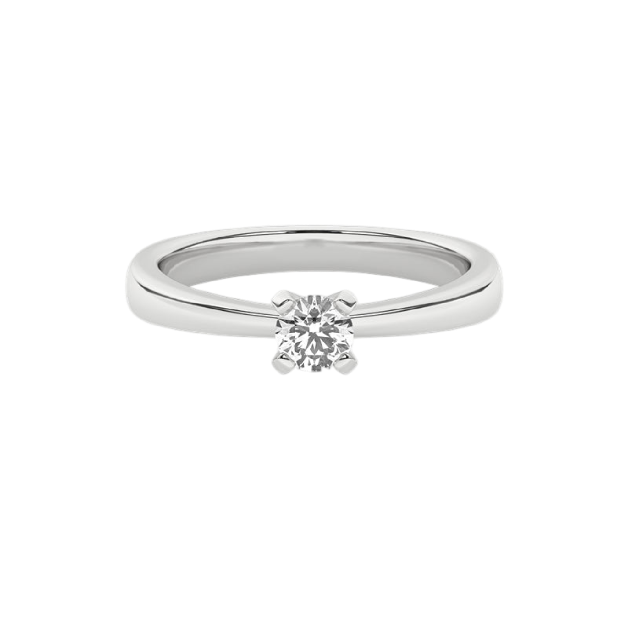 Złoty pierścionek zaręczynowy z brylantem od Venetia Jewels, elegancki i ponadczasowy design