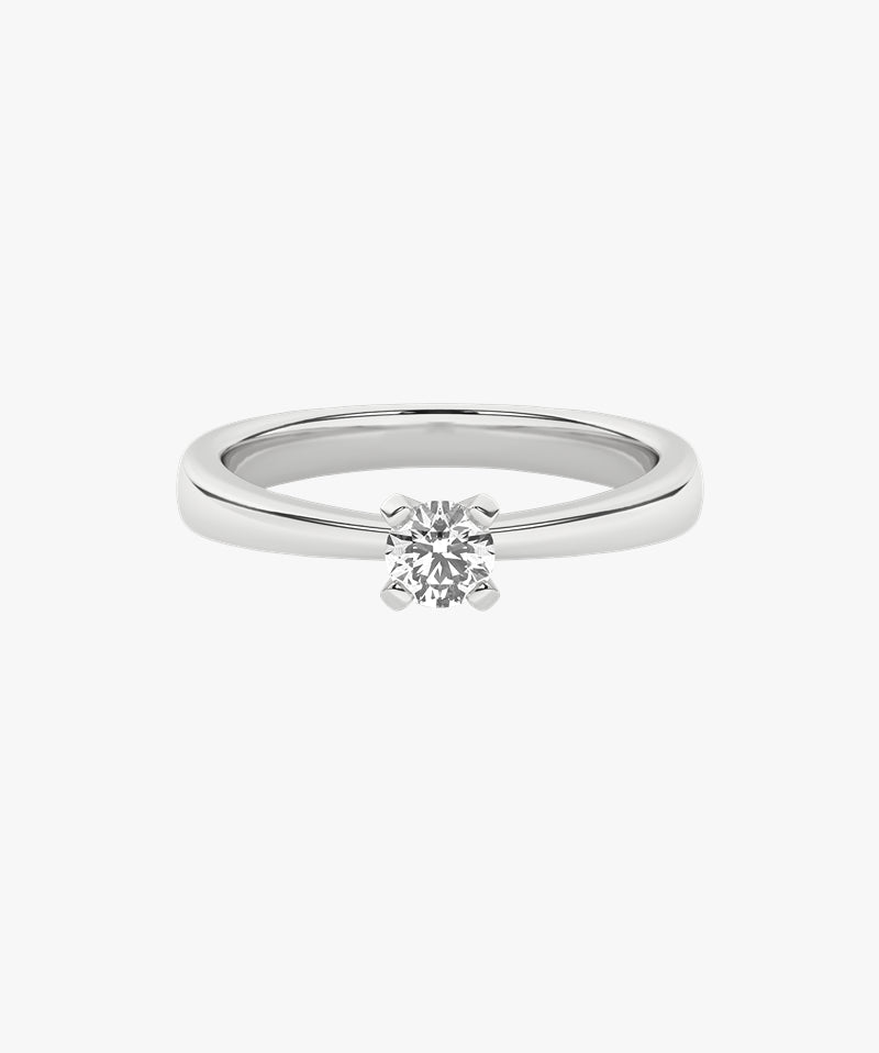 Złoty pierścionek zaręczynowy z brylantem od Venetia Jewels, elegancki i ponadczasowy design