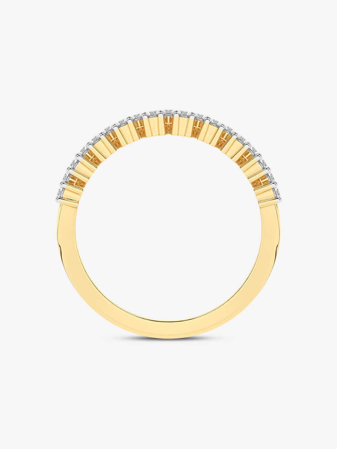 Złoty sygnet z brylantami od Venetia Jewels z eleganckim wykończeniem i błyszczącym designem