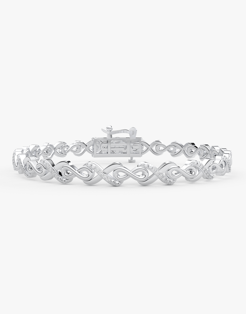 Bransoletka infinity złoto 14k od Venetia Jewels z delikatnym wzorem nieskończoności