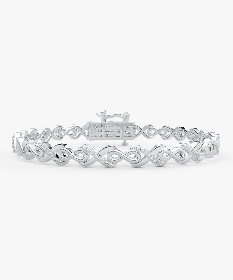 Bransoletka infinity złoto 14k od Venetia Jewels z delikatnym wzorem nieskończoności