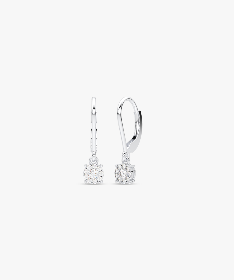 Eleganckie kolczyki z brylantami od Venetia Jewels, doskonałe na specjalne okazje.