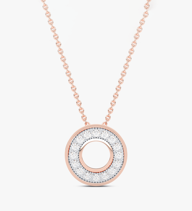 Złoty wisiorek z brylantami od Venetia Jewels, elegancka biżuteria na każdą okazję