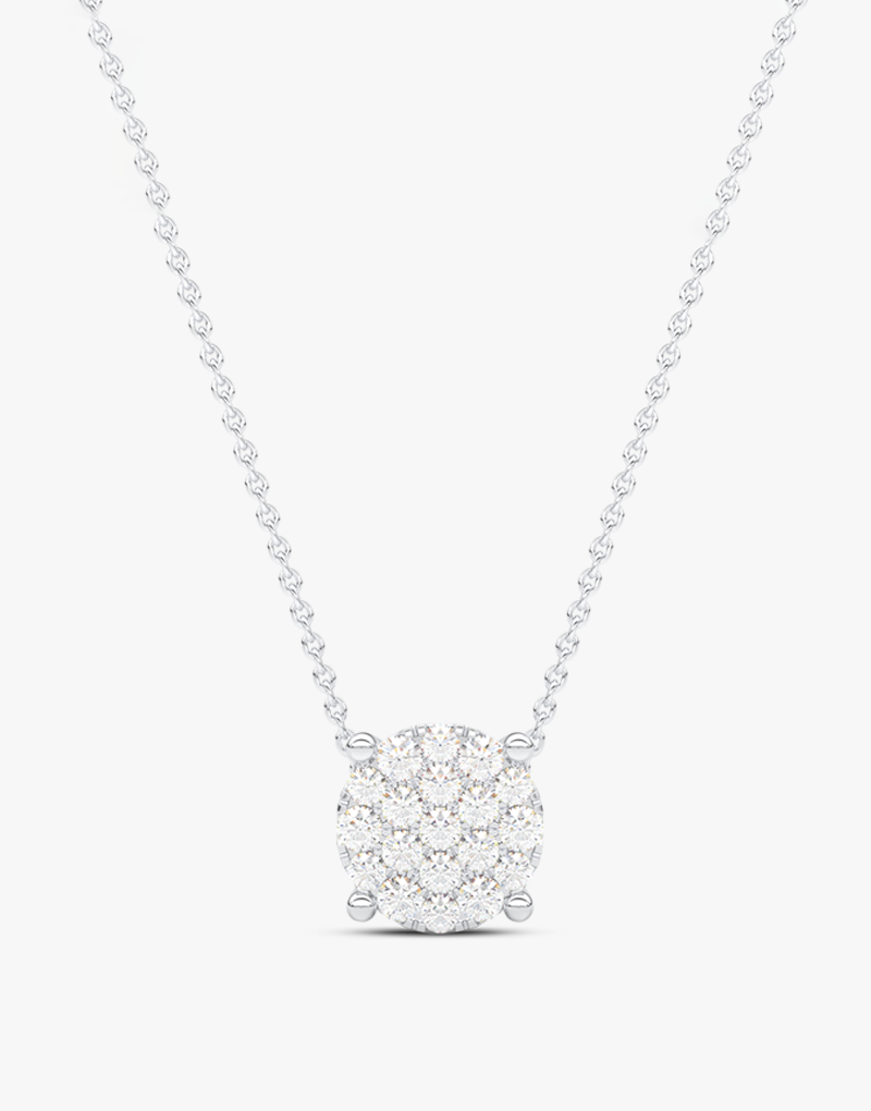 Złoty wisiorek z brylantami od Venetia Jewels, elegancki dodatek do każdej stylizacji